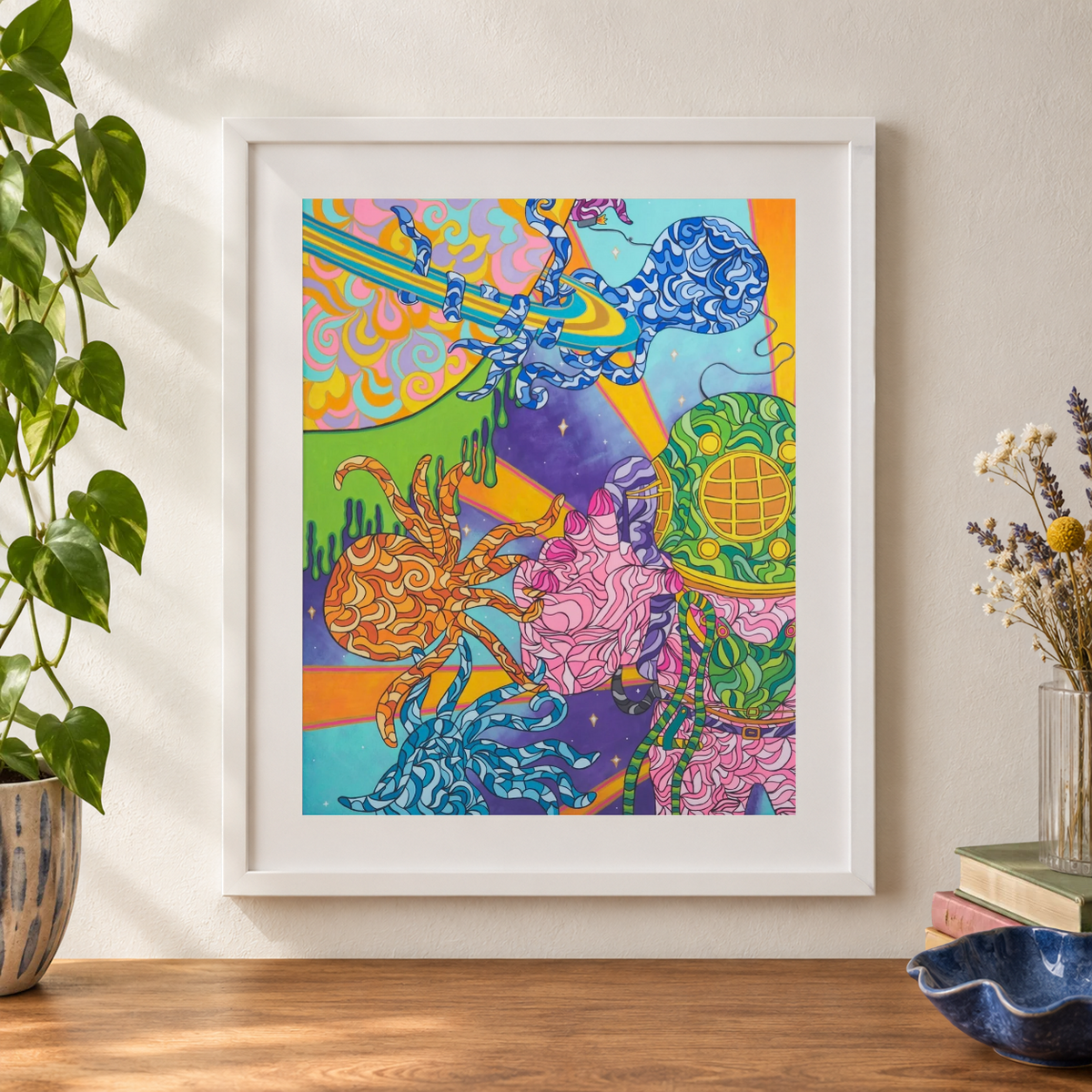 'Deep Sea Space' Fine Art Print