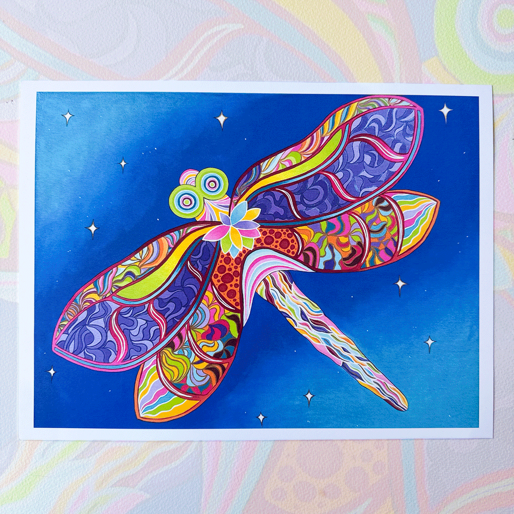'Dragonfly' Fine Art Print