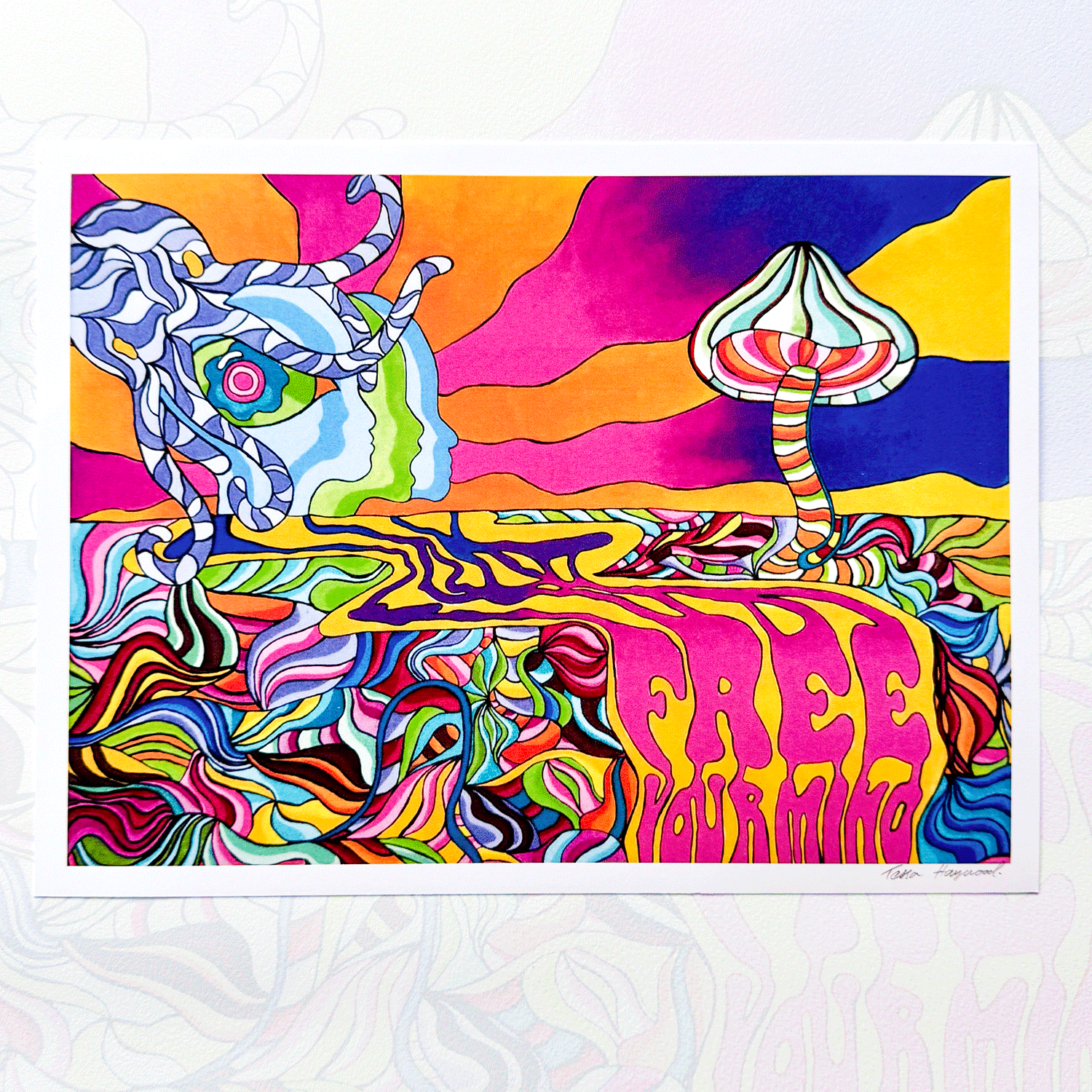 'Free Your Mind' Fine Art Print