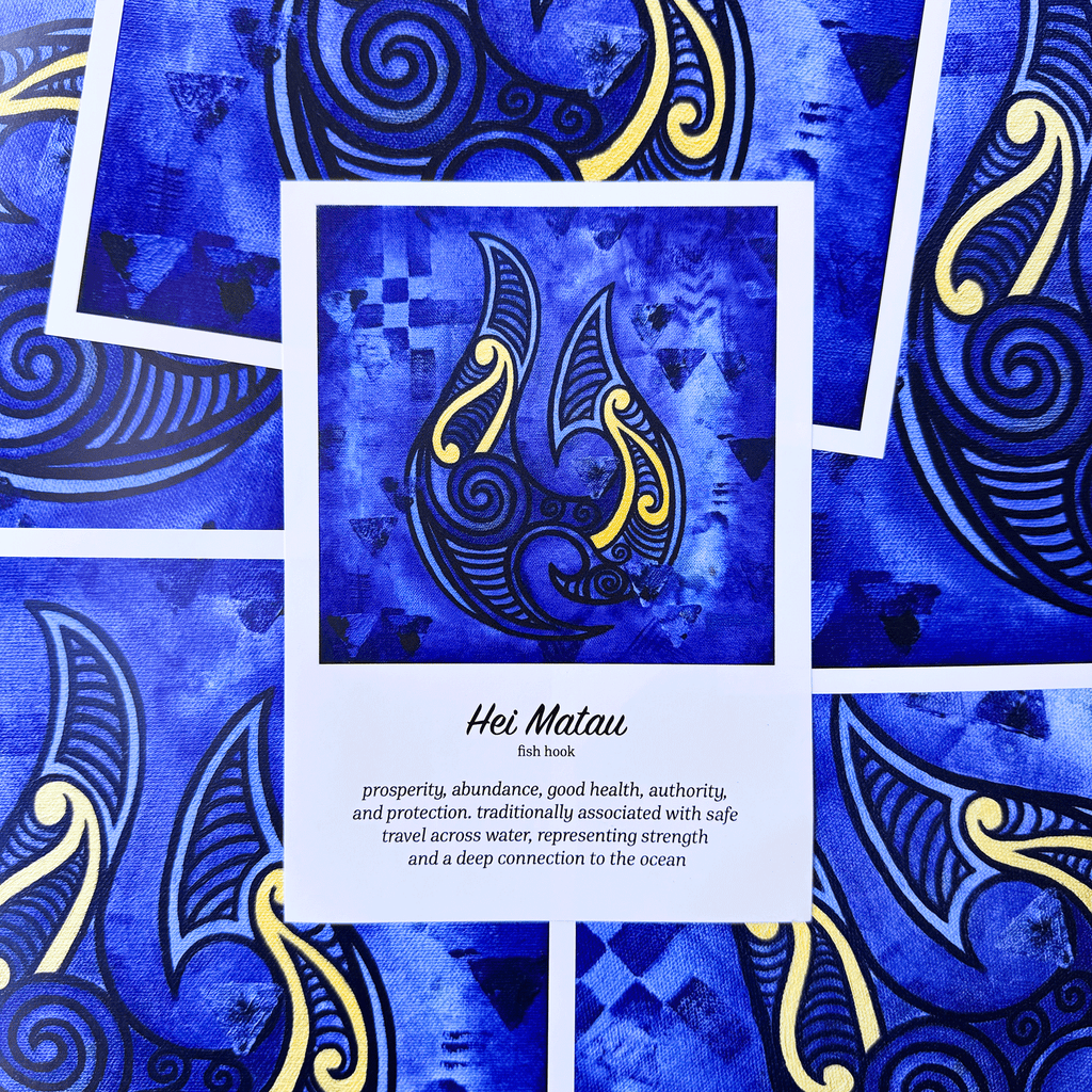 'Hei Matau' Art & Definition Print