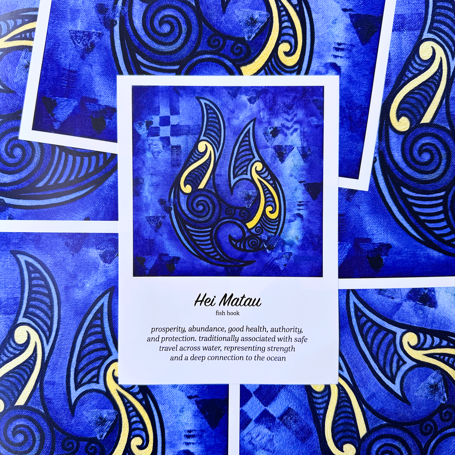 'Hei Matau' Art & Definition Print