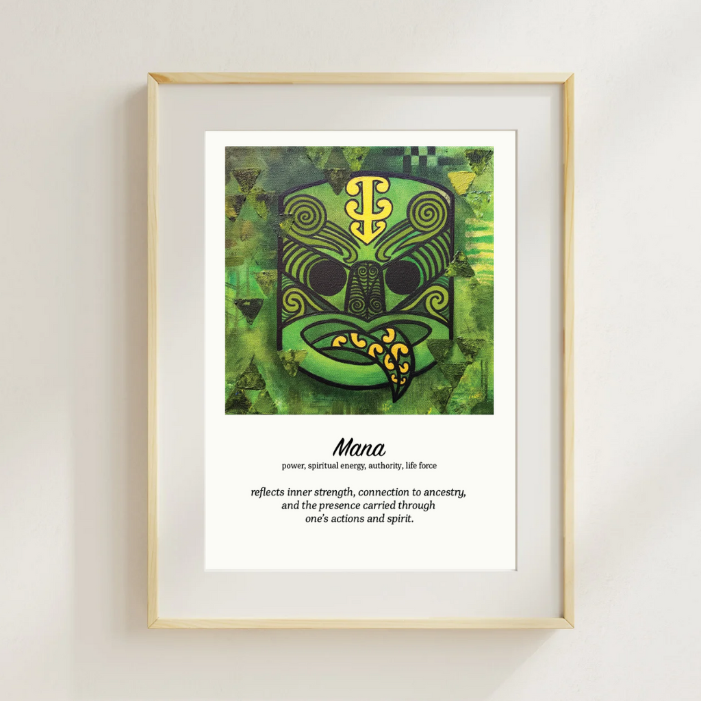 'Mana' Art & Definition Print